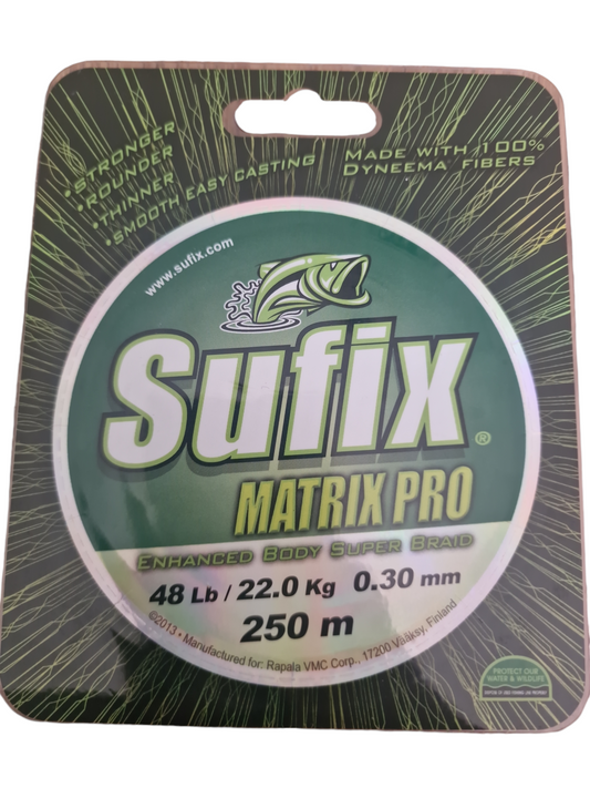 SUFIX MATRIX PRO 48LB / 22.0KG 0.30 MM 250 M