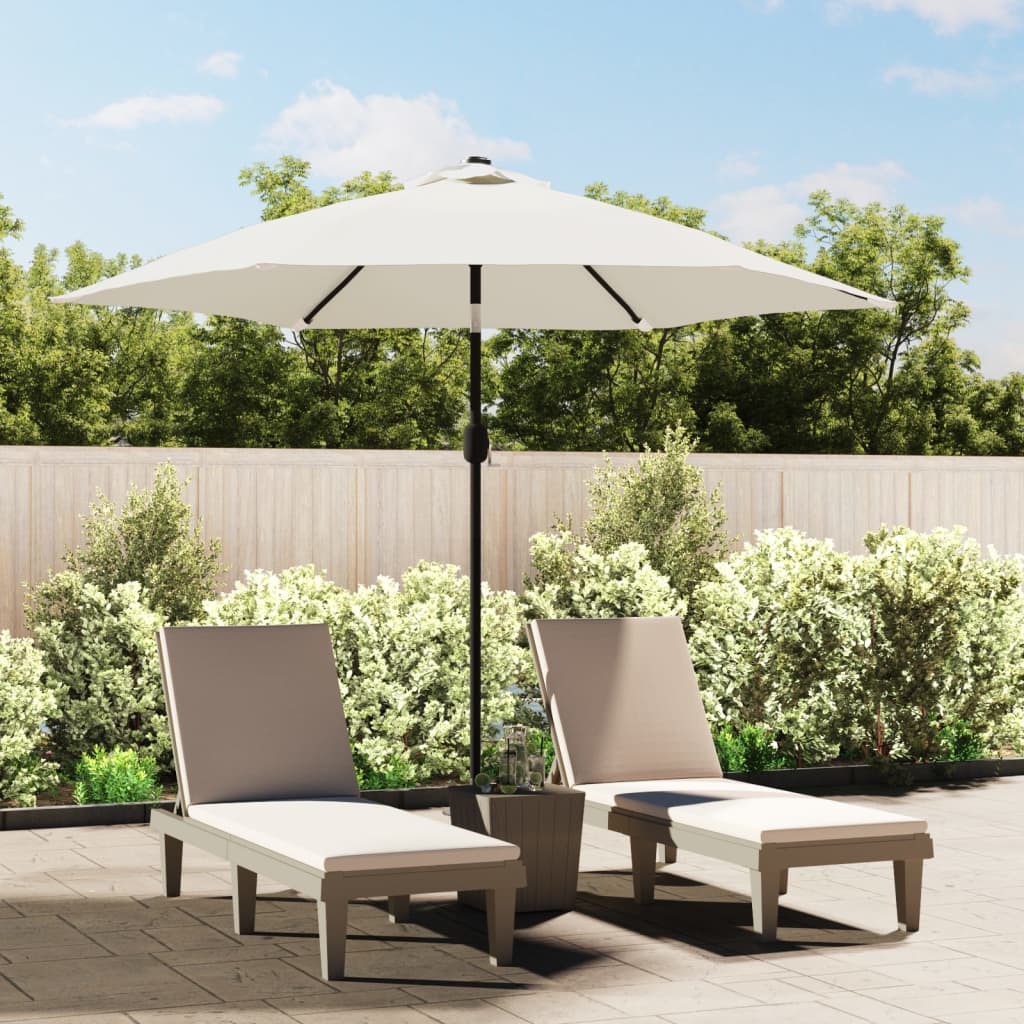 TISSU DE REMPLACEMENT DE PARASOL EXTERIEUR VIDAXL