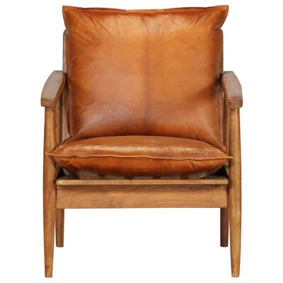 FAUTEUIL EN CUIR VERITABLE VIDAXL